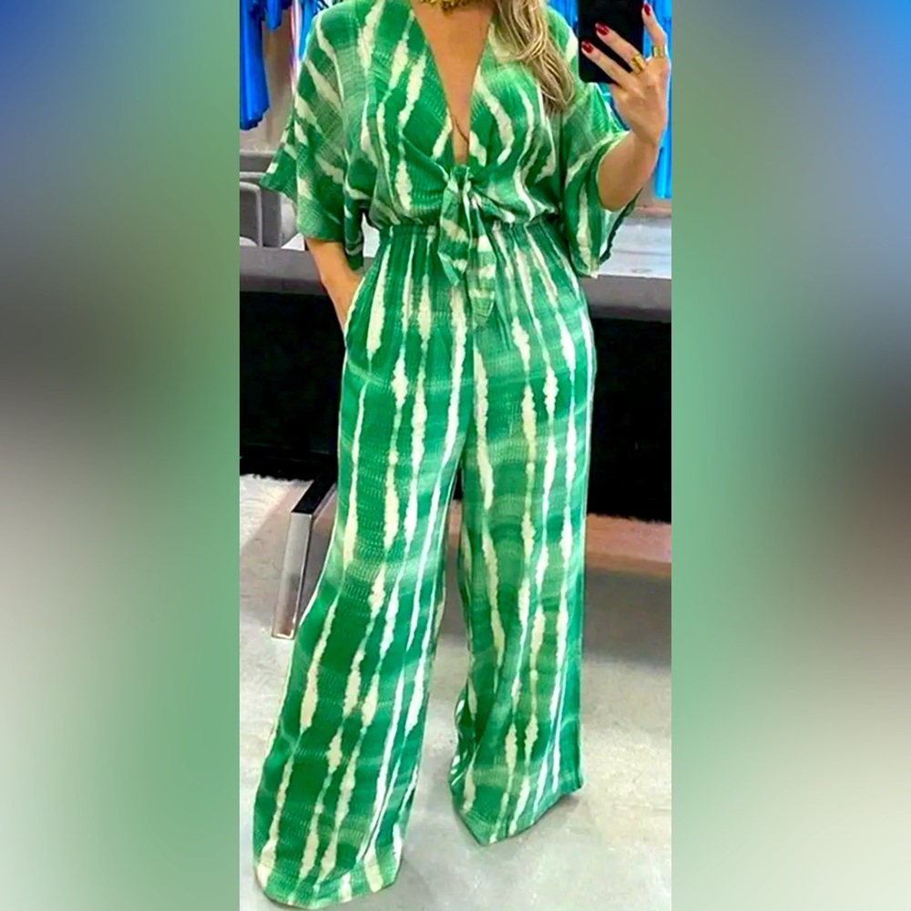 Emerald Green Vaca Jumpsuit